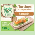 Promo Tartines craquantes Bio sans gluten Sarrasin à 0,75 € dans le catalogue Intermarché à Château-d'Olonne