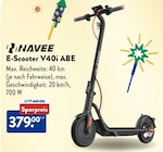 E-Scooter V40i ABE Angebote von NAVEE bei ALDI Nord Hattingen für 379,00 €