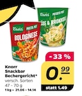 Snackbar Bechergericht von Knorr im aktuellen Netto mit dem Scottie Prospekt