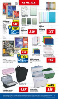 Schulbedarf im aktuellen Lidl Prospekt (Hagen (Stadt der FernUniversität)) Schulbedarf im Lidl Prospekt "LIDL LOHNT SICH" mit 68 Seiten (Hagen (Stadt der FernUniversität))