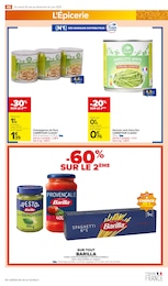 Prix et réduction Barilla dans le prospectus Carrefour Market en cours Offre Barilla dans le catalogue Carrefour Market du moment à la page 50