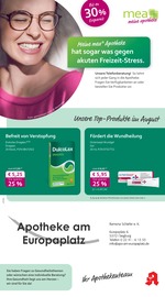 Aktueller mea - meine apotheke Apotheken Prospekt in Troisdorf und Umgebung, "Unsere August-Angebote" mit 4 Seiten, 01.08.2025 - 31.08.2025