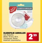 KLEBEFILM ABROLLER Angebote von GUT & GÜNSTIG bei Marktkauf Heilbronn für 2,99 €