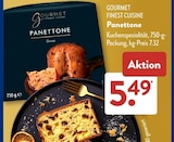 Panettone Classic von Gourmet Finest Cuisine im aktuellen ALDI SÜD Prospekt für 5,49 €