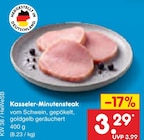 Aktuelles Kasseler-Minutesteak Angebot bei Netto Marken-Discount in Hamburg ab 3,29 €