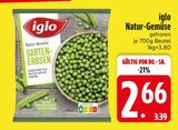 Natur-Gemüse Garten-Erbsen von iglo im aktuellen EDEKA Prospekt für 2,66 €