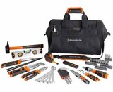 Sac à outils + 74 pièces - MAGNUSSON en promo chez Castorama Besançon à 59,90 €