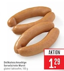Delikatess knackige Servela/rote Wurst im Angebot bei Marktkauf in Rottenburg Delikatess knackige Servela/rote Wurst Angebote bei Marktkauf Rottenburg für 1,29 €