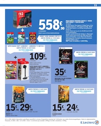 Offre Console PS5 dans le catalogue E.Leclerc du moment à la page 15