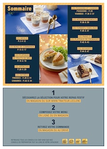 Prospectus E.Leclerc de la semaine "CARTE TRAITEUR" avec 2 pages, valide du 25/11/2025 au 27/12/2025 pour Montauban et alentours