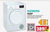 Trockner WT43HV03 Angebote von Siemens bei Marktkauf Ulm für 389,99 €