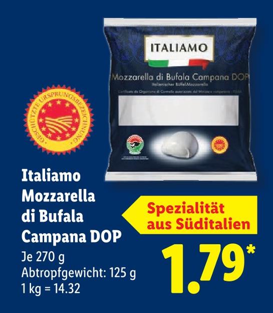 Mozzarella di Bufala Campana DOP