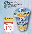 Schmand Angebote von LAC bei GLOBUS Neubrandenburg für 1,29 €