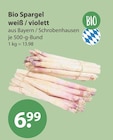 Aktuelles Bio Spargel weiß / violett Angebot bei V-Markt in Augsburg ab 6,99 €