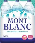 Eau minérale naturelle - MONT BLANC en promo chez Intermarché Béziers à 0,86 €