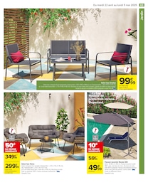 Offre Parasol dans le catalogue Carrefour du moment à la page 67