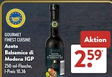 Aceto Balsamico di Modena IGP von GOURMET FINEST CUISINE im aktuellen ALDI SÜD Prospekt für 2,59 €