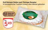 Stollen nach Thüringer Rezeptur im Angebot bei GLOBUS in Erfurt Stollen nach Thüringer Rezeptur Angebote von Emil Reimann bei GLOBUS Erfurt für 5,49 €