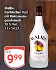 Karibischer Rum mit Kokosnussgeschmack im Angebot bei GLOBUS in Trier Karibischer Rum mit Kokosnussgeschmack Angebote von Malibu bei GLOBUS Trier für 9,99 €