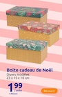 Boîte cadeau de Noël en promo chez Action Reims à 1,99 €