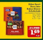 Aktuelles Nuss oder Kakao Klasse Schokolade Angebot bei Marktkauf in Leipzig ab 1,69 €