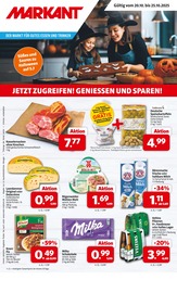 Markant Nordwest Supermarkt Prospekt der aktuellen Woche mit 12 Seiten, gültig von 20.10.2025 bis 25.10.2025, in Westoverledingen und Umgebung Aktueller Markant Nordwest Supermarkt Prospekt in Westoverledingen und Umgebung, "DER MARKT FÜR GUTES ESSEN UND TRINKEN" mit 12 Seiten, 20.10.2025 - 25.10.2025