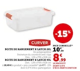 Promo Boite de rangement k latch 28l à 8,99 € dans le catalogue Super U à Saint-Maximin