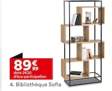 Bibliothèque Sofia en promo chez But Bibliothèque Sofia dans le catalogue But