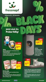 Aktueller Fressnapf Prospekt mit Katzenfutter, "BLACK DAYS", Seite 1