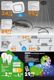 Deckenleuchten Angebot im aktuellen Globus-Baumarkt Prospekt auf Seite 4