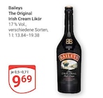 The Original Irish Cream Likör im Angebot bei GLOBUS in St. Ingbert The Original Irish Cream Likör Angebote von Baileys bei GLOBUS St. Ingbert für 9,69 €