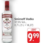 Vodka Angebote von Smirnoff bei E center Pirmasens für 9,99 €