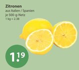 Zitronen von  im aktuellen V-Markt Prospekt für 1,19 €