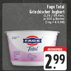 Total Griechischer Joghurt 0,2% Fett bei EDEKA im Dinslaken Prospekt für 2,99 €