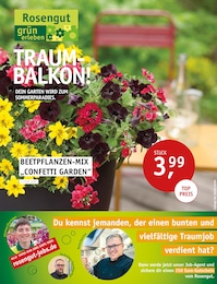 ROSENGUT Langerwisch Prospekt "TRAUM-BALKON!", 12 Seiten, 14.05.2025 - 14.05.2025 Aktueller ROSENGUT Langerwisch Prospekt, "TRAUM-BALKON!", mit Angeboten der Woche, gĂŒltig von 14.05.2025 bis 14.05.2025