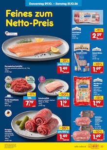 Hackfleisch im Netto Marken-Discount Prospekt "Aktuelle Angebote" mit 67 Seiten (Koblenz)