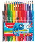 Le lot de 12 feutres Jungle + 15 crayons de couleur - Maped - Stokomani à Issy-les-Moulineaux Le lot de 12 feutres Jungle + 15 crayons de couleur - Maped en promo chez Stokomani Issy-les-Moulineaux à 4,29 €