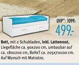 Bett Angebote bei Trends Witten für 499,00 €