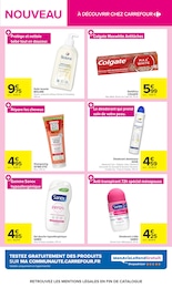 Prix et réduction Shampooing dans le prospectus Carrefour en cours Offre Shampooing dans le catalogue Carrefour du moment à la page 9