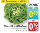 EDEKA - Kopfsalat Angebot im Prospekt Kopfsalat bei EDEKA im Prospekt "" für 0,49 €