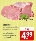 Aktuelle Schweinefleisch Angebote bei famila Nordost in Kiel Aktuelles Kotelett Angebot bei famila Nordost in Kiel ab 4,99 €