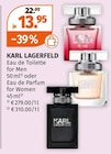 Eau de Toilette for Men oder Eau de Parfum for Women im Angebot bei Müller in Weimar Eau de Toilette for Men oder Eau de Parfum for Women Angebote von KARL LAGERFELD bei Müller Weimar für 13,95 €