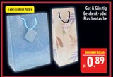 Geschenk- oder Flaschentasche Angebote von Gut & Günstig bei Marktkauf Schwabach für 0,89 €