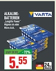 Alkaline-Batterien im Angebot bei Marktkauf in Recklinghausen Alkaline-Batterien Angebote von VARTA bei Marktkauf Recklinghausen für 5,55 €