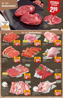 Rindfleisch im aktuellen REWE Prospekt (Bonn) Rindfleisch im REWE Prospekt "Dein Markt" mit 38 Seiten (Bonn)