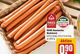 Aktuelle Fleisch Angebote bei REWE in Bottrop Aktuelles Bockwurst Angebot bei REWE in Bottrop ab 0,90 €