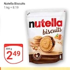 Aktuelle Nutella Angebote bei GLOBUS in Krefeld Aktuelles Biscuits Angebot bei GLOBUS in Krefeld ab 2,49 €