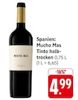 EDEKA Holzgerlingen - Mucho Mas Tinto halbtrocken Angebot im Prospekt Mucho Mas Tinto halbtrocken bei EDEKA im Holzgerlingen Prospekt für 4,99 €