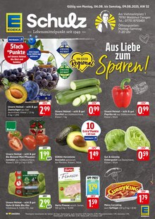 Aktueller EDEKA Weilheim Prospekt "Aktuelle Angebote" mit 2 Seiten