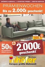 Aktueller Möbel Inhofer Prospekt, "Europas größte Wohnwelt", mit Angeboten der Woche, gültig von 15.05.2024 bis 15.05.2024